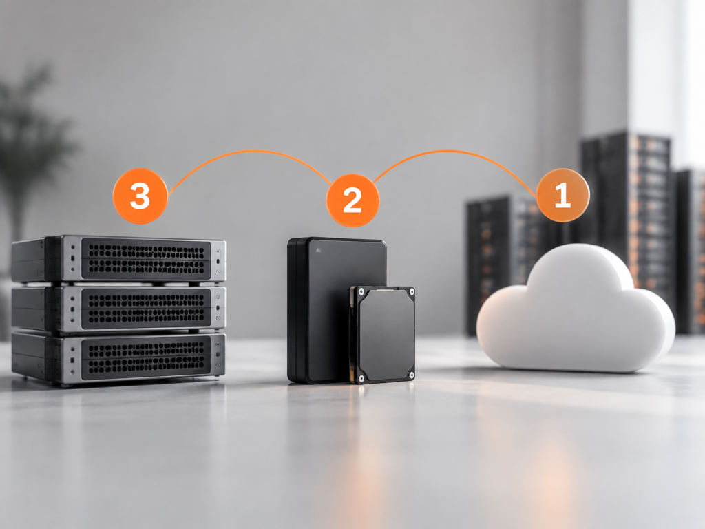 قانون ۳-۲-۱ Backup