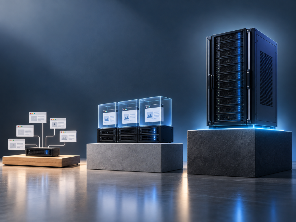 تفاوت VPS، میزبانی اشتراکی و Server