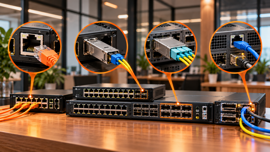 Network Switch Port Connections